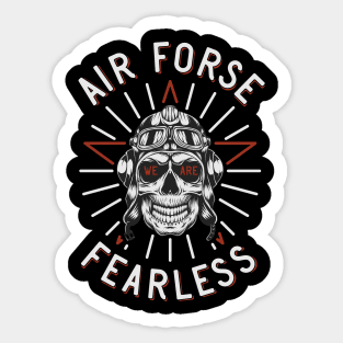 Air Force We Are Fearless Sticker